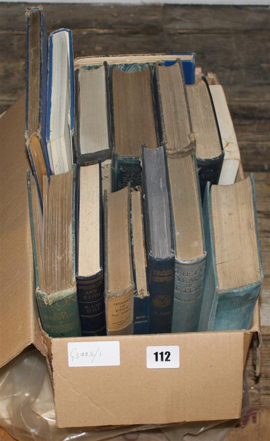 Collection of books on Eton College